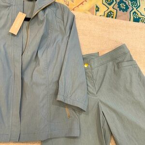 NEW W/ tags perfect Zenergy by Chicos Blue grey travel Outfit brand new⭐️